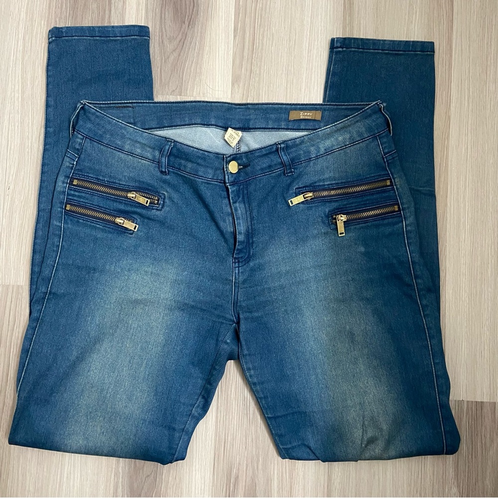 Mango Zippy Skinny Jeans